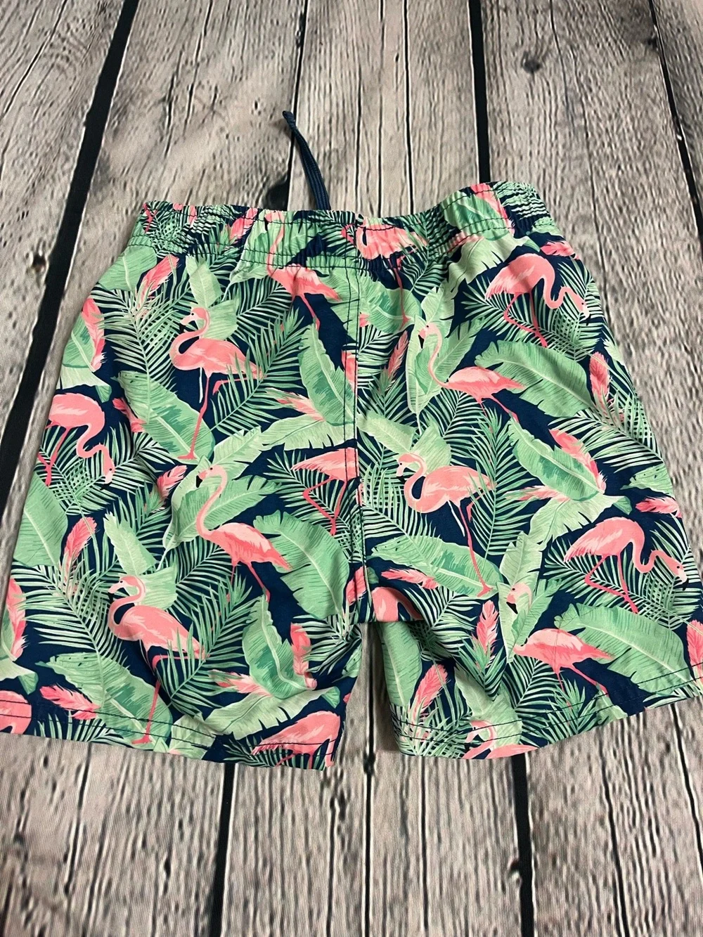 Rugged Butts flamingo swim trunks size 5